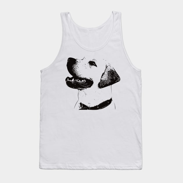 Labrador Retriever Face Design - A Lab Christmas Gift Tank Top by DoggyStyles